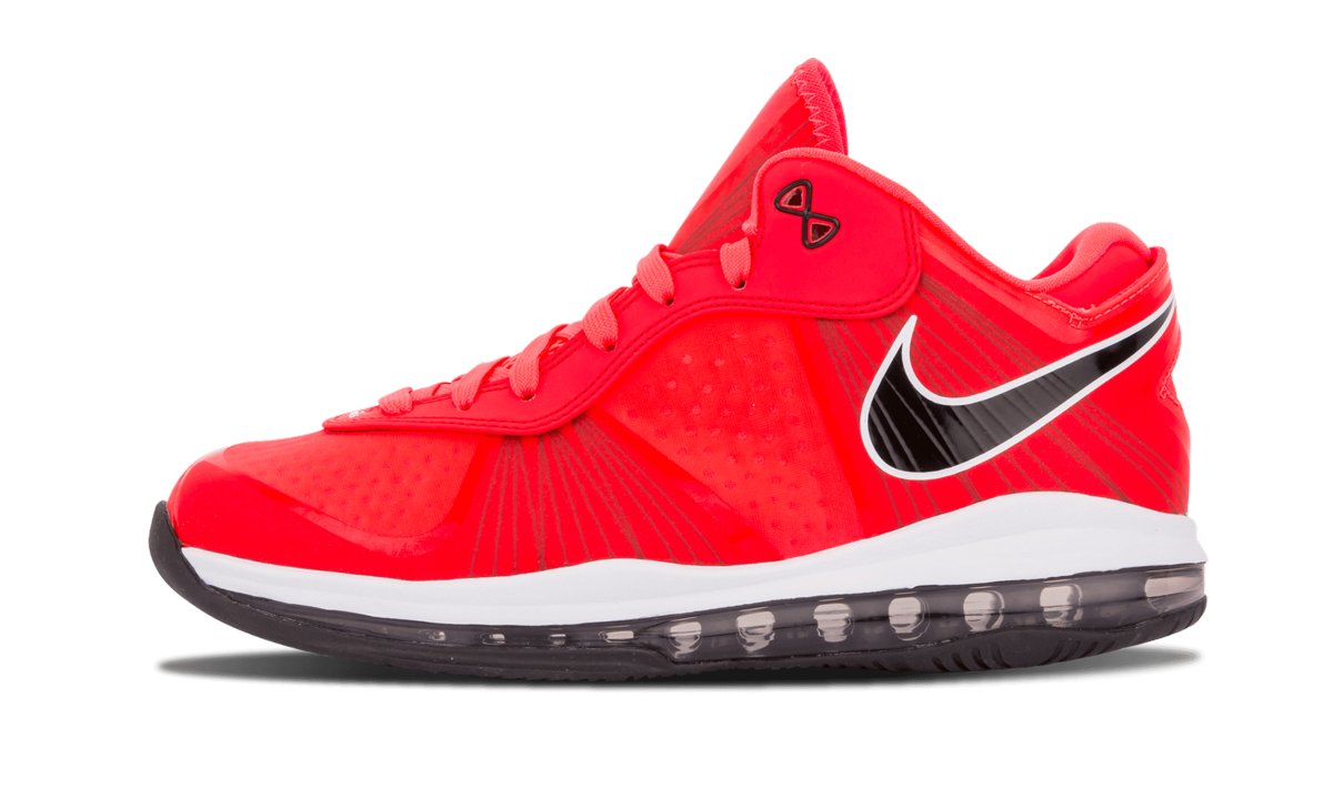 Lebron 8 V/2 Low "Solar Red"