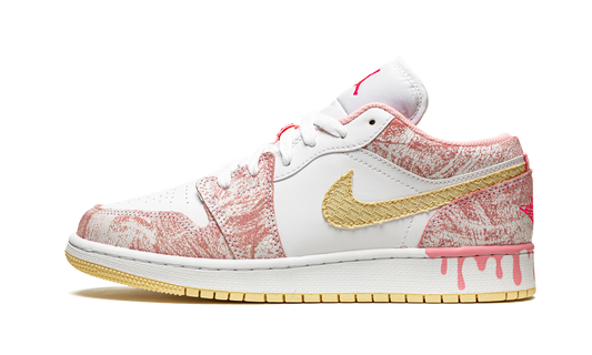 Air Jordan 1 Low SE GS "Paint Drip" CW7104 601