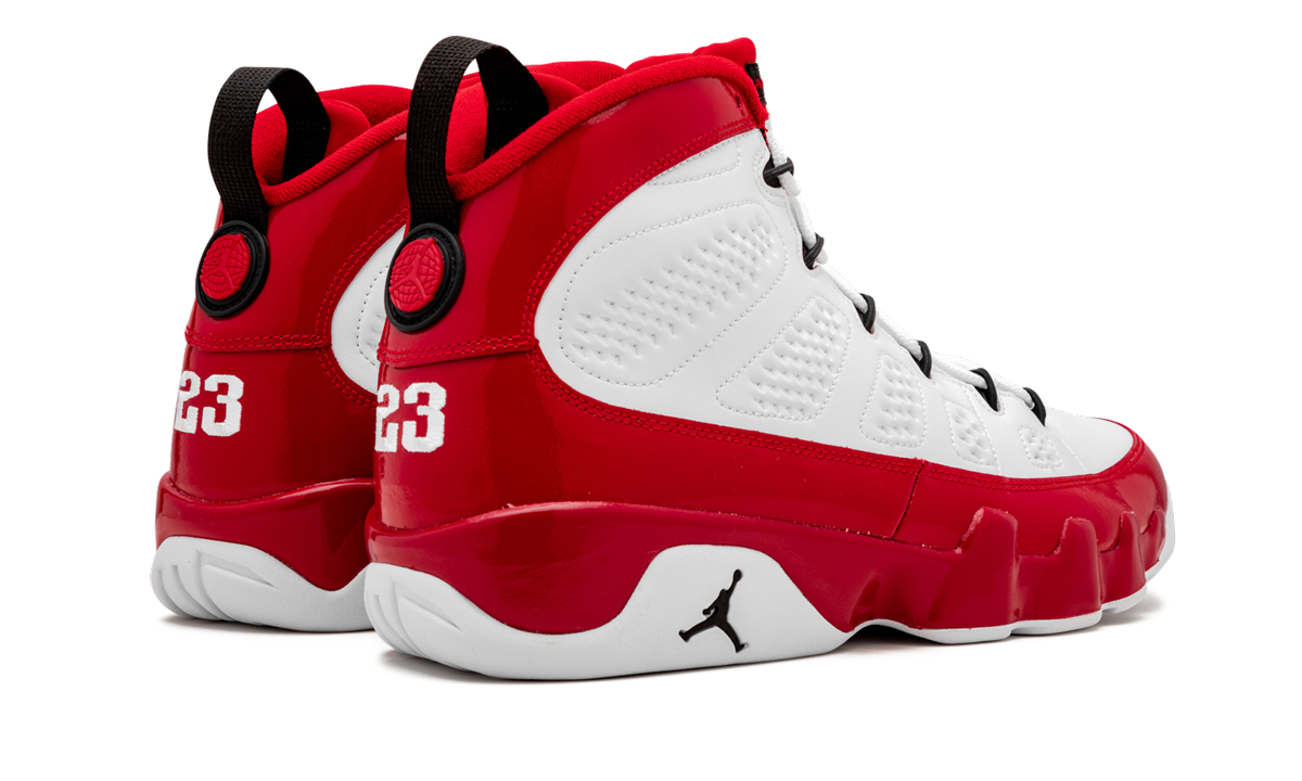 Air Jordan 9 "White/Red/Black" 302370 160