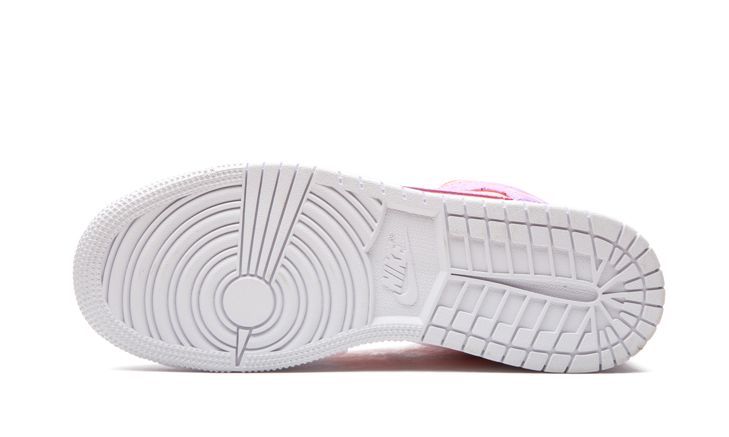 Air Jordan 1 Mid SE GS "Orange Pulse / Atomic Violet"