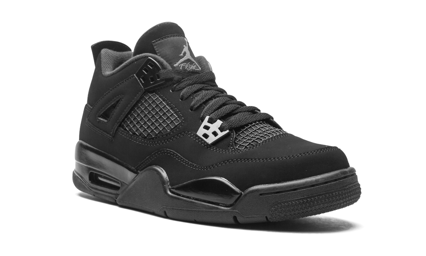 Air Jordan 4 Retro GS "Black Cat" 408452 010
