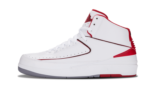 Air Jordan 2 Retro "White/Varsity Red" 385475 102