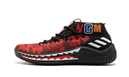 DAME4 Bape "Red Shark ABC Camo"