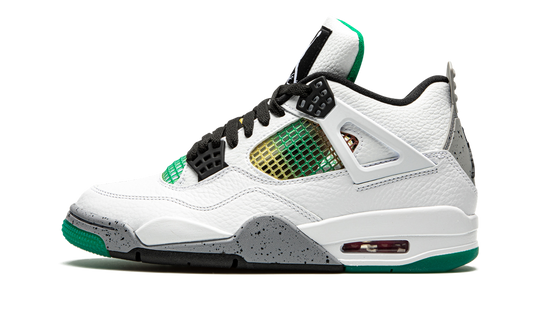 Air Jordan 4 Retro WMNS "Rasta - Lucid Green" AQ9129 100