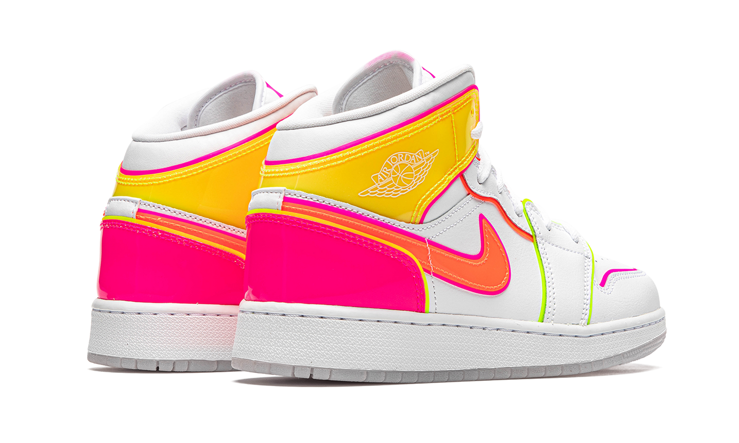 Air Jordan 1 Mid GS "Edge Glow" CV4611 100