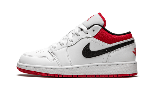 Air Jordan 1 Low GS "White / Gym Red" 553560 118