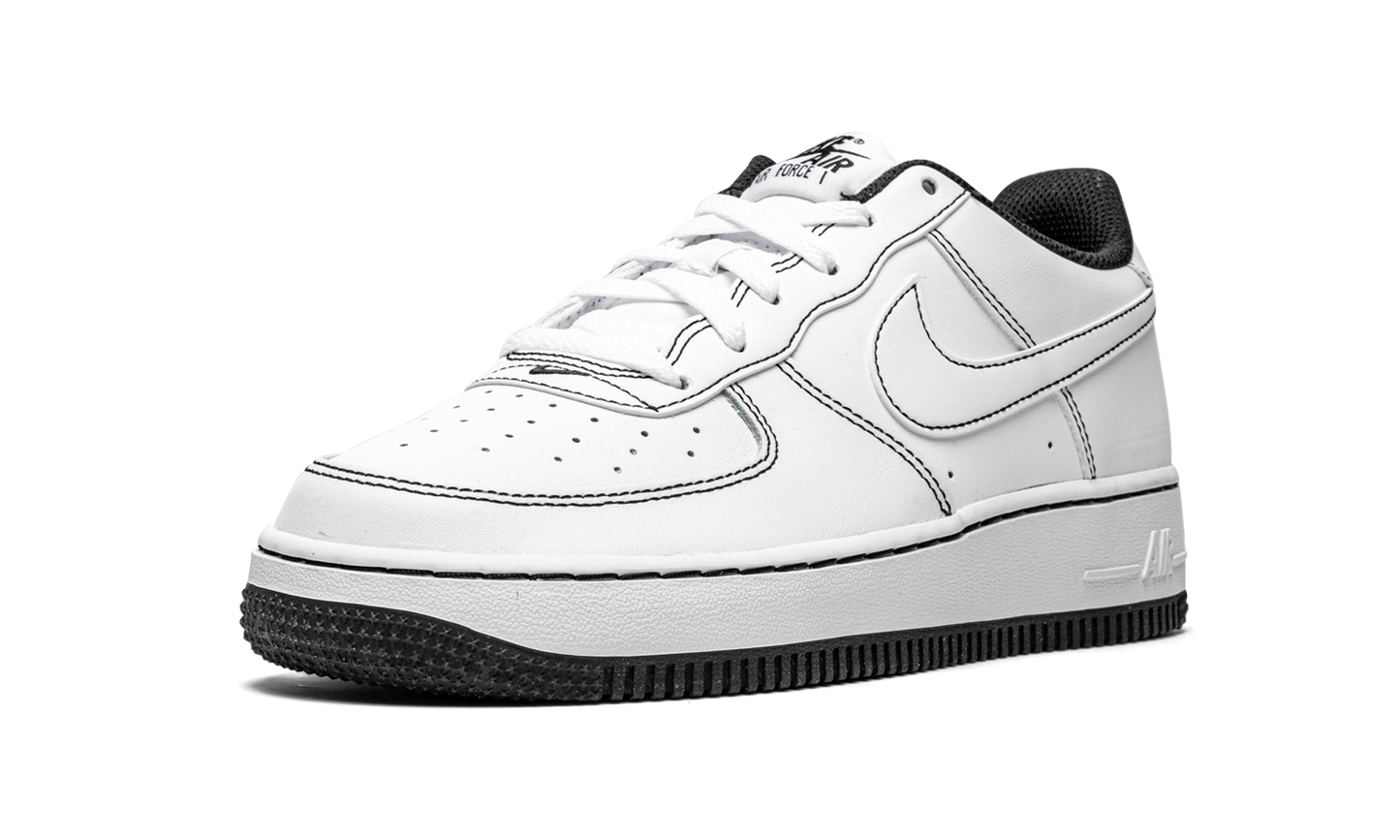 Air Force 1 Low '07 GS "Contrast Stitching - White / Black" CW1575 104