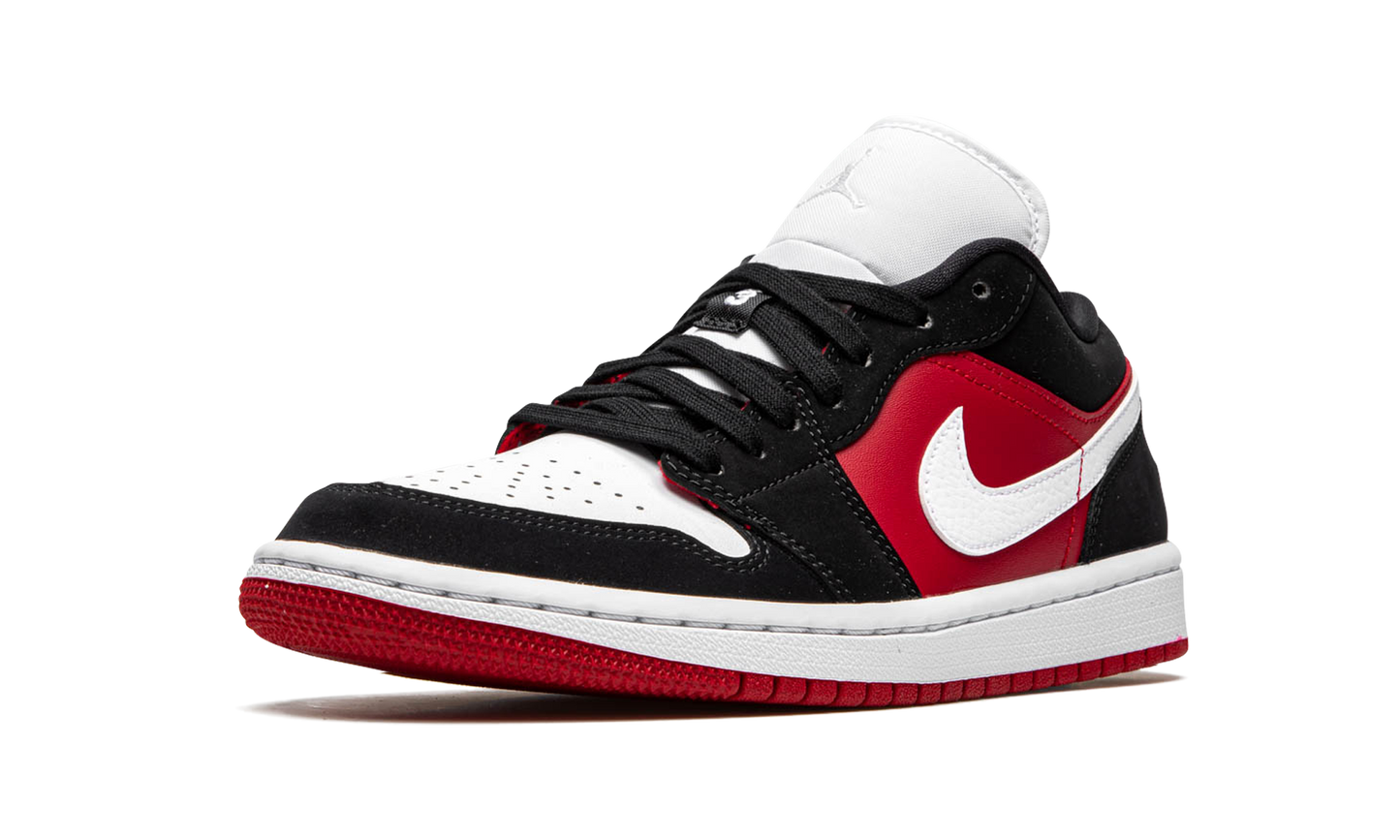 AIR JORDAN 1 LO WMNS "Black / White / Gym Red"