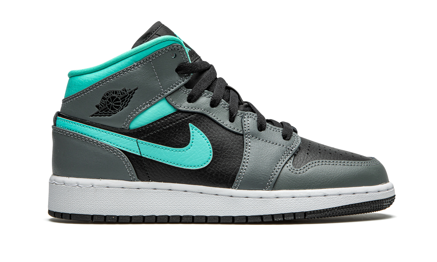 Air Jordan 1 Mid GS "Grey / Aqua"