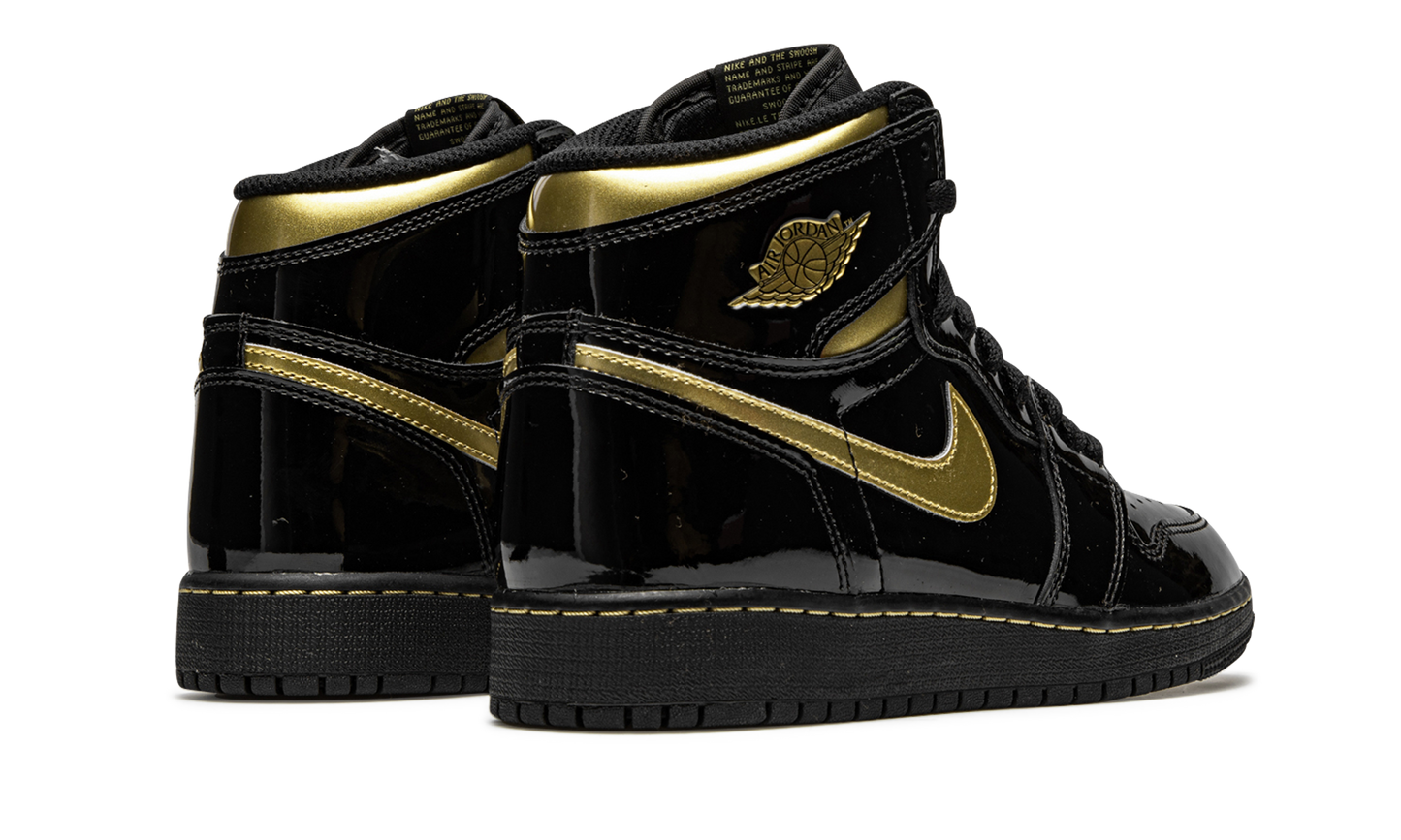 Air Jordan 1 Retro High OG GS "Black Metallic Gold" 575441 032