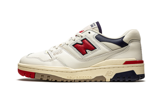 550 "Aime Leon Dore - White Navy Red" BB550A3