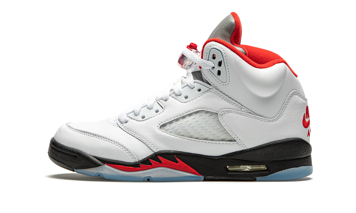 Air Jordan 5 Retro GS "Fire Red Silver Tongue" 440888 102