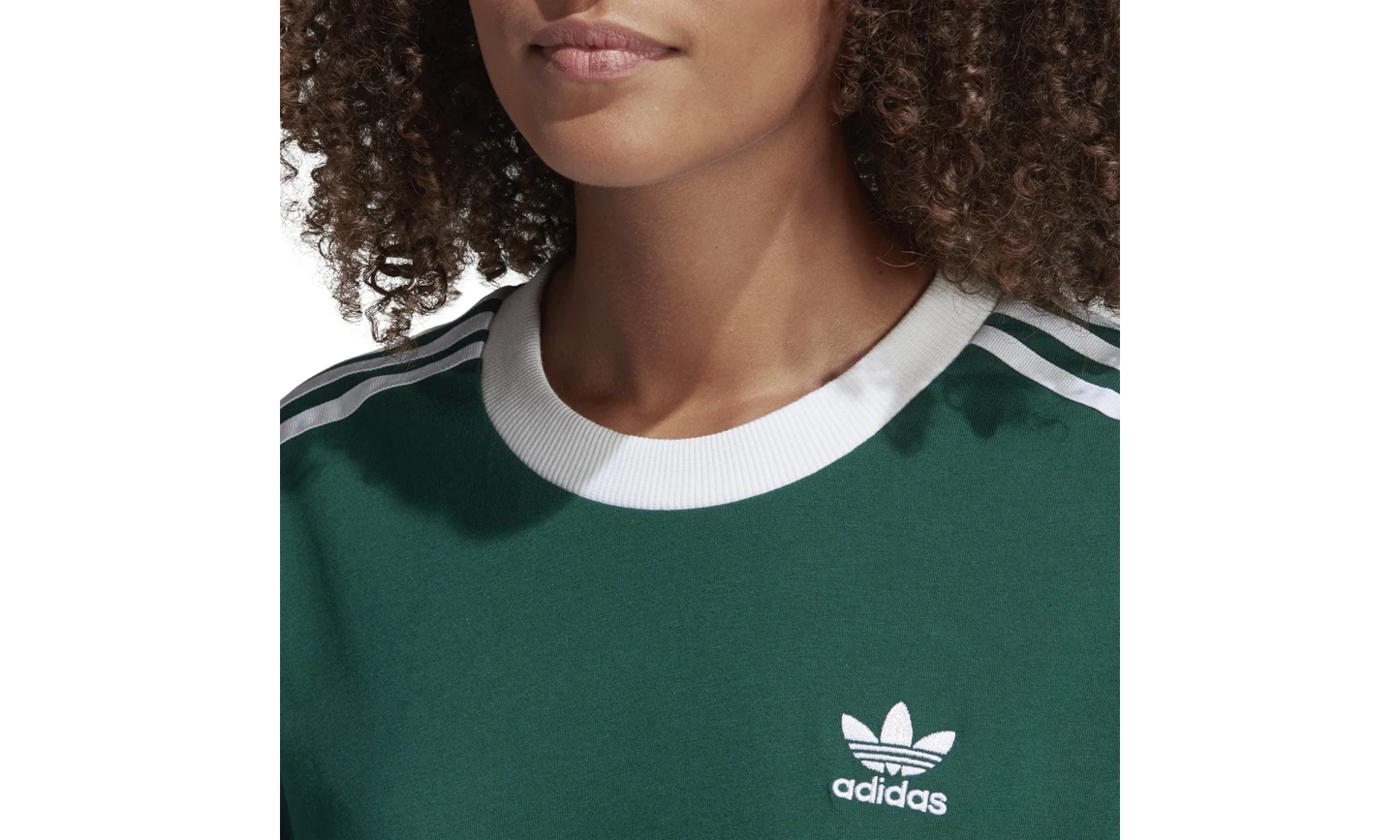 3 Stripes Tee "Collegiate Green" DV2590