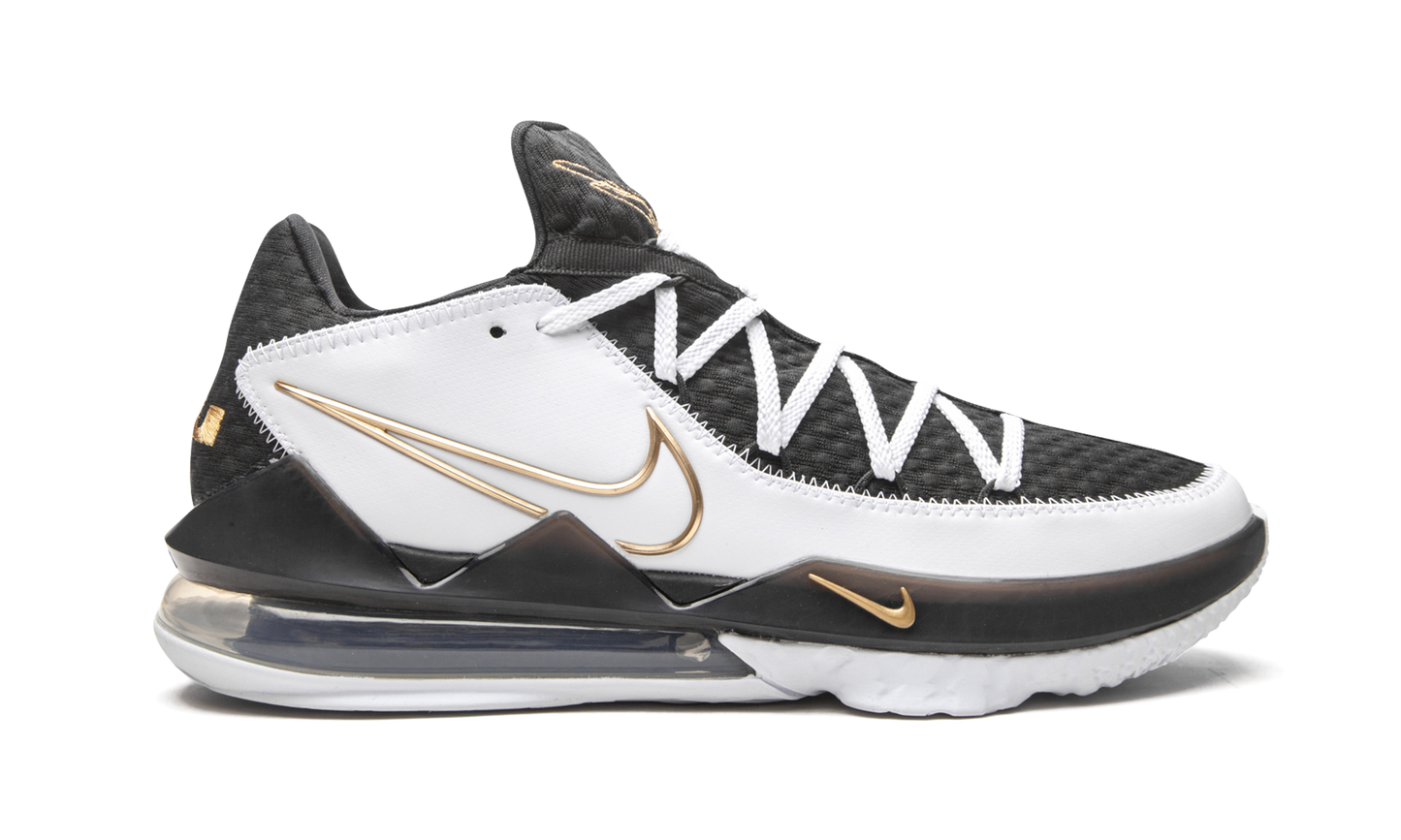 LeBron 17 Low "Black / White / Metallic Gold" CD5007 101