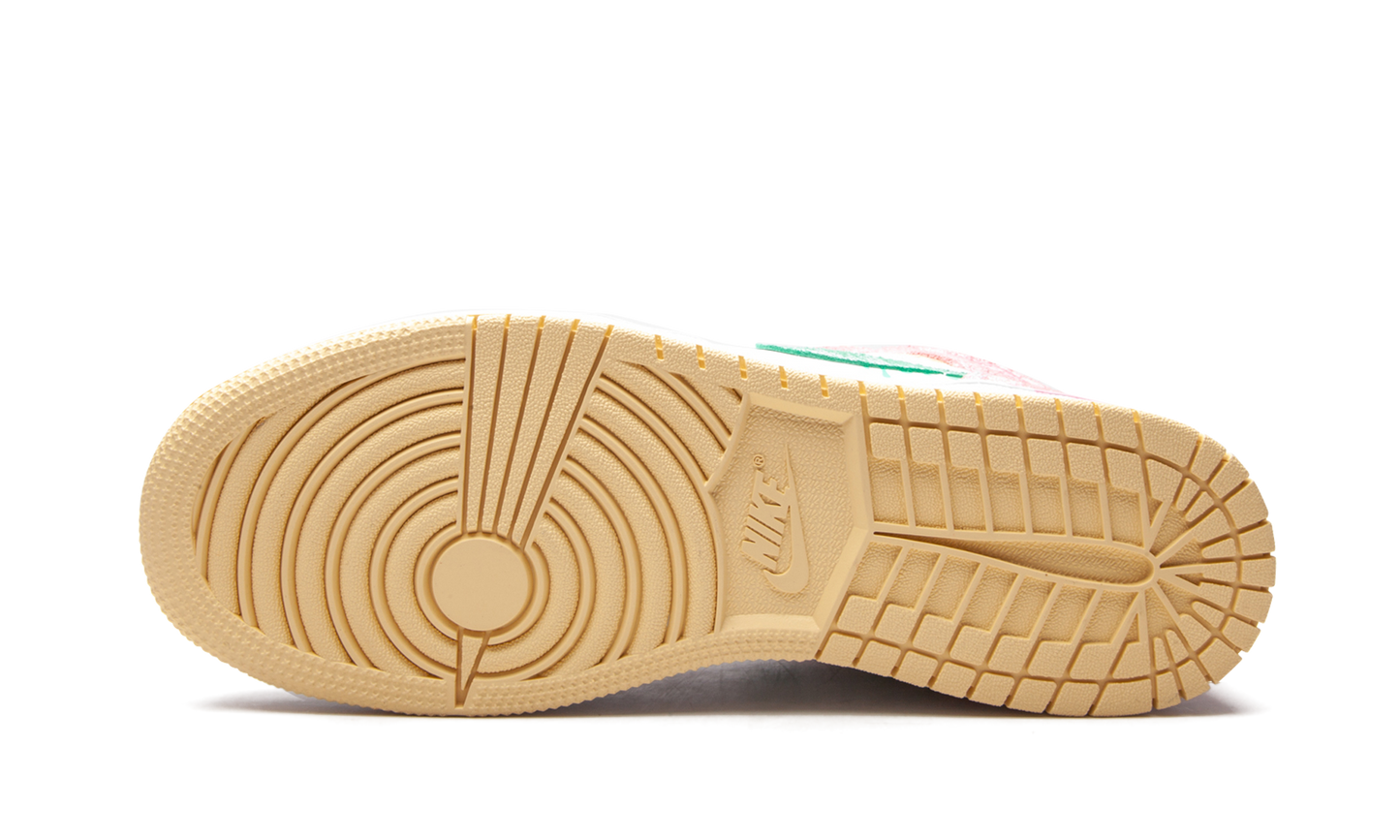 Air Jordan 1 Mid SE GS "Ice Cream" DD1666 100