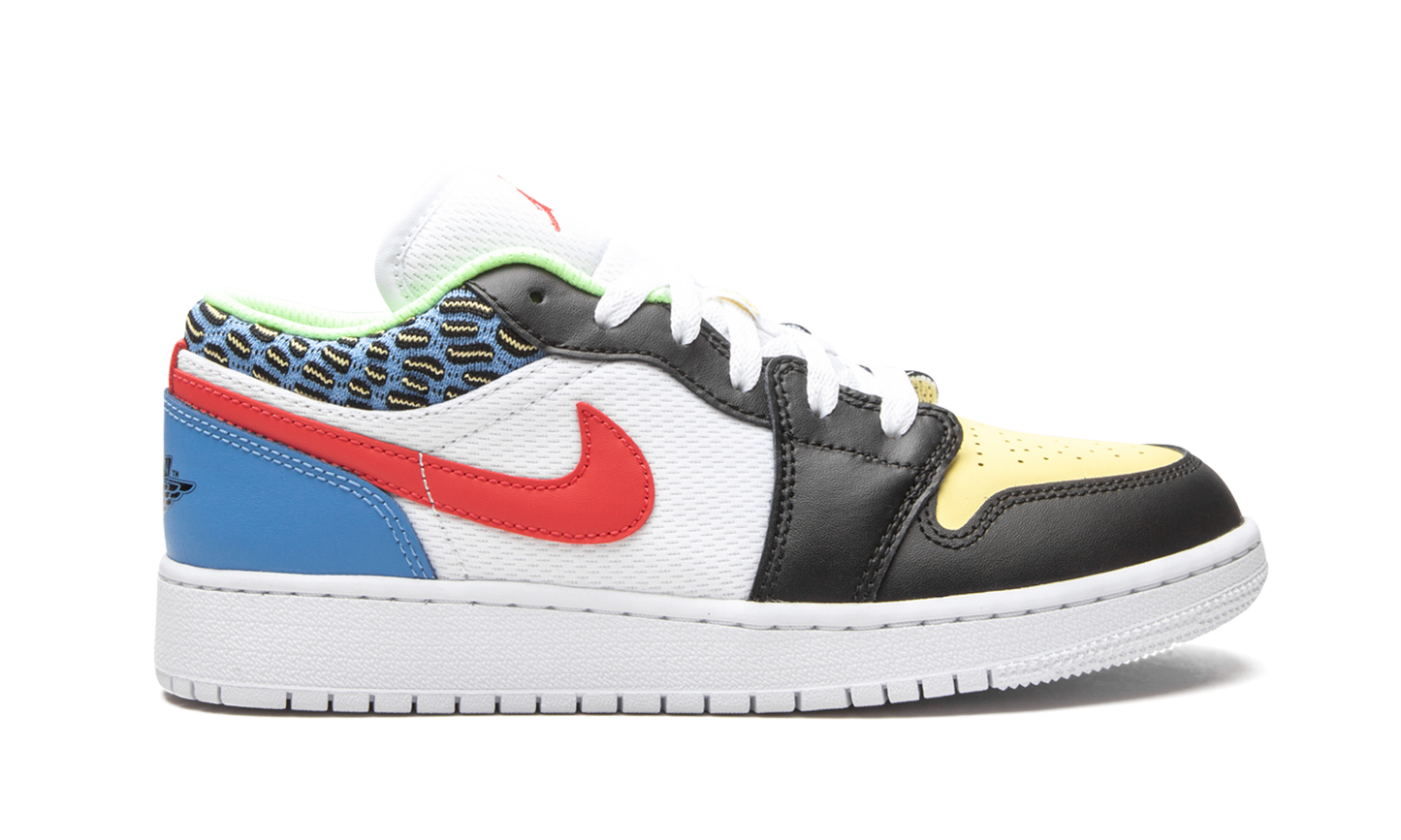 Air Jordan 1 Low GS "White Mesh / Multicolor" DH5927 006