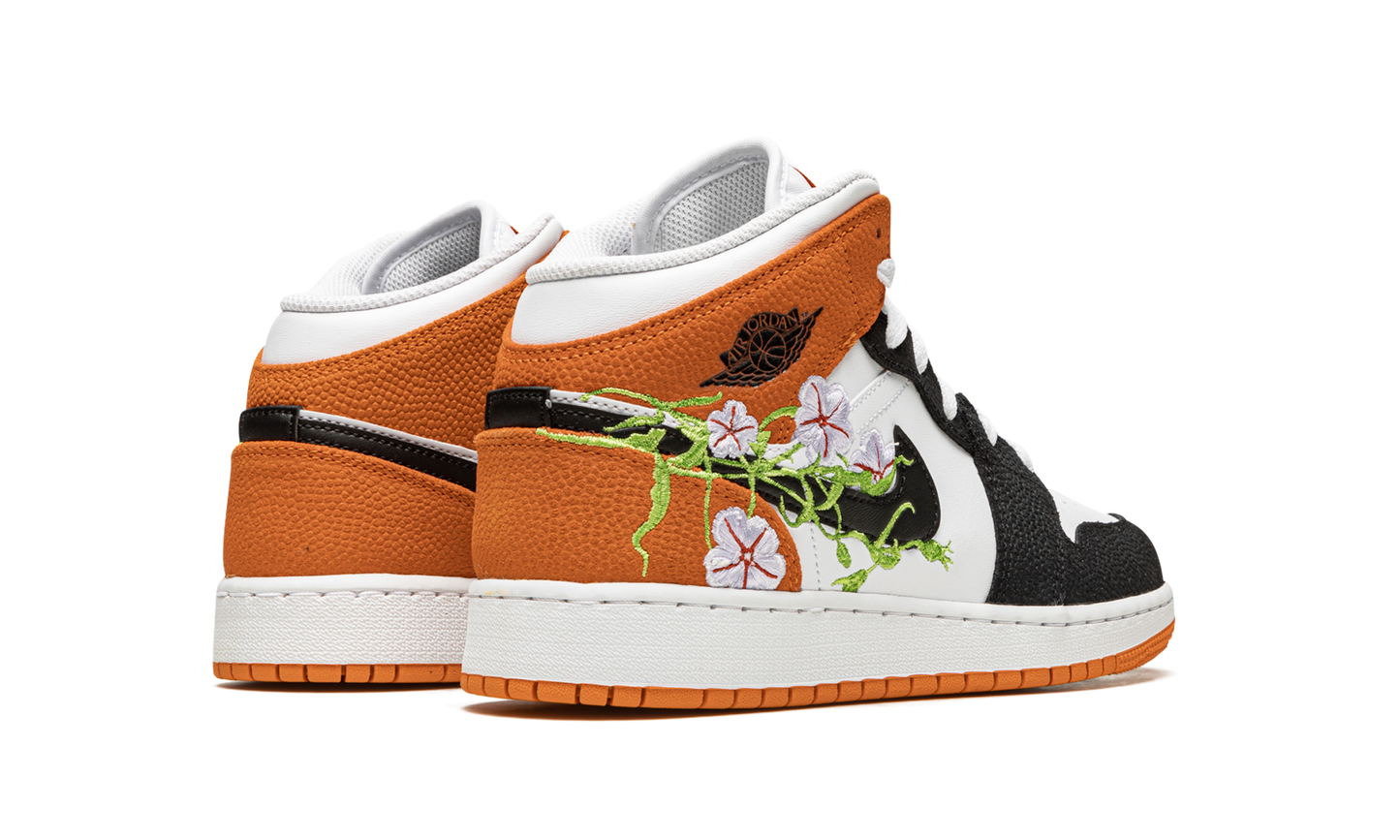 Air Jordan 1 Mid GS "Basketball Blossom" DQ8390 100