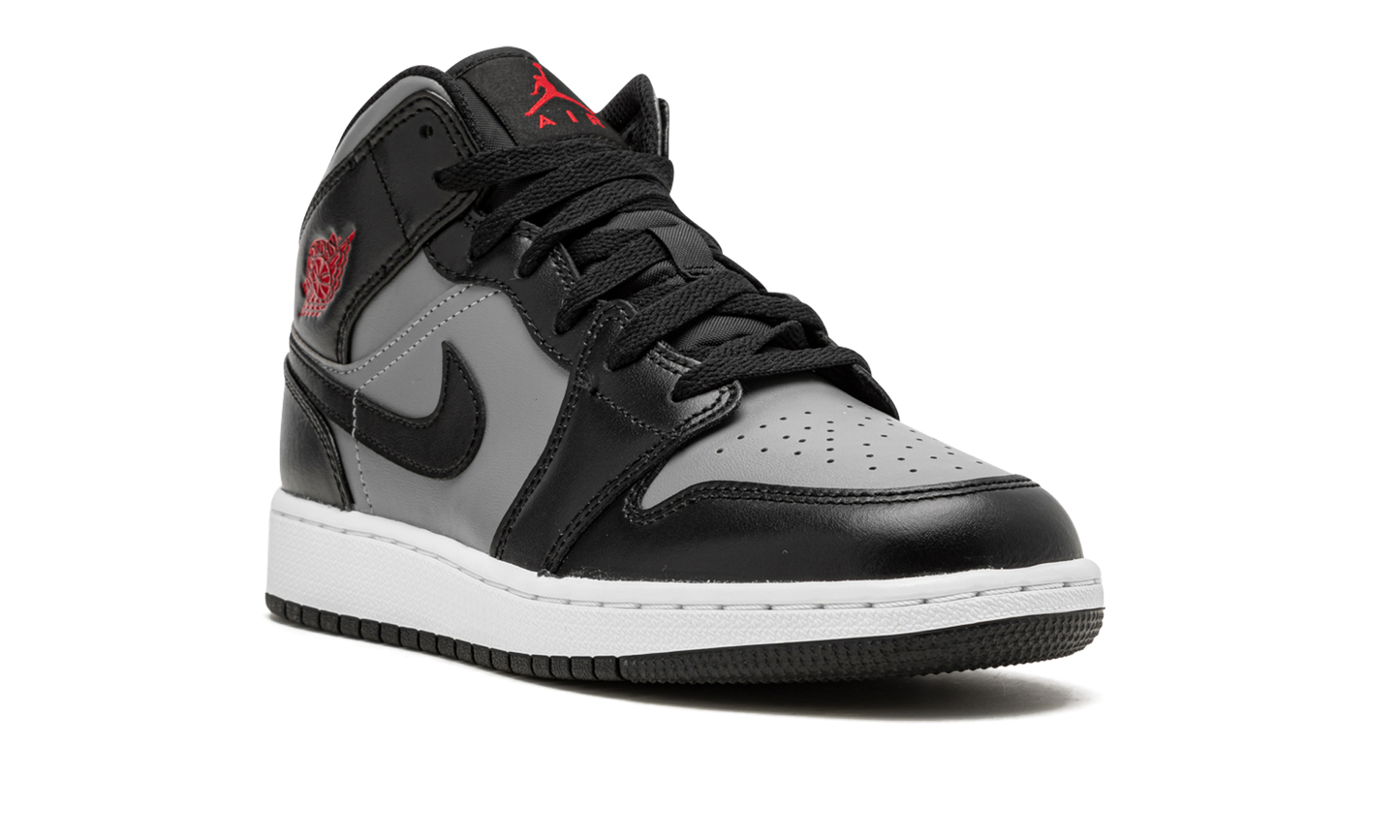 Air Jordan 1 Mid GS "Shadow / Red" 554725 096
