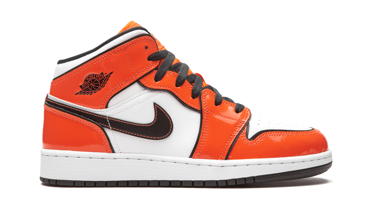 Air Jordan 1 Mid SE GS "Turf Orange" BQ6931 802