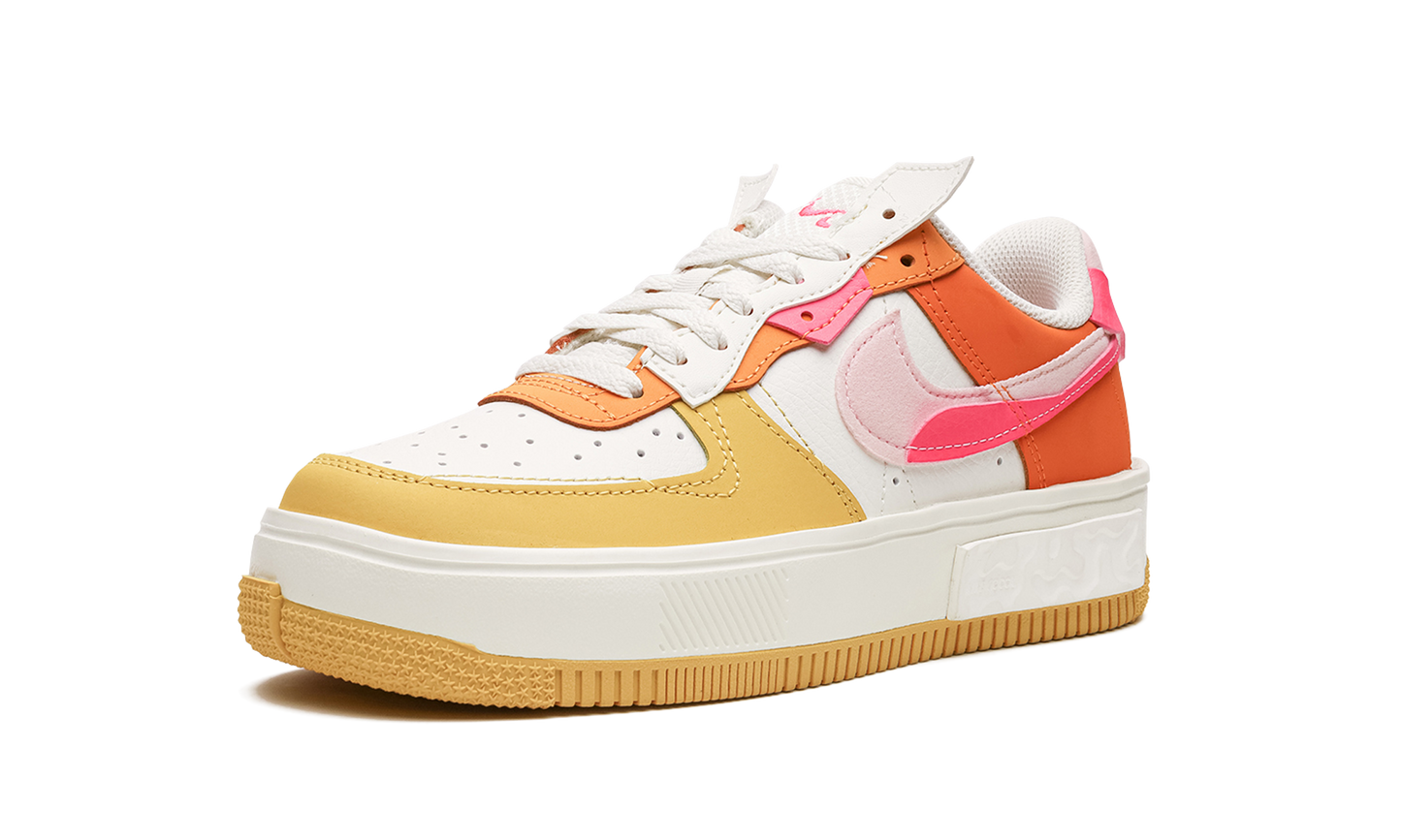 AIR FORCE 1 FONTANKA MNS WMNS "Summit White/Solar Flare/Medium Soft Pink/Hyper Pink" DX2675 100