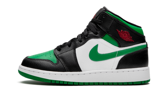 Air Jordan 1 Mid GS "Green Toe" 554725 067