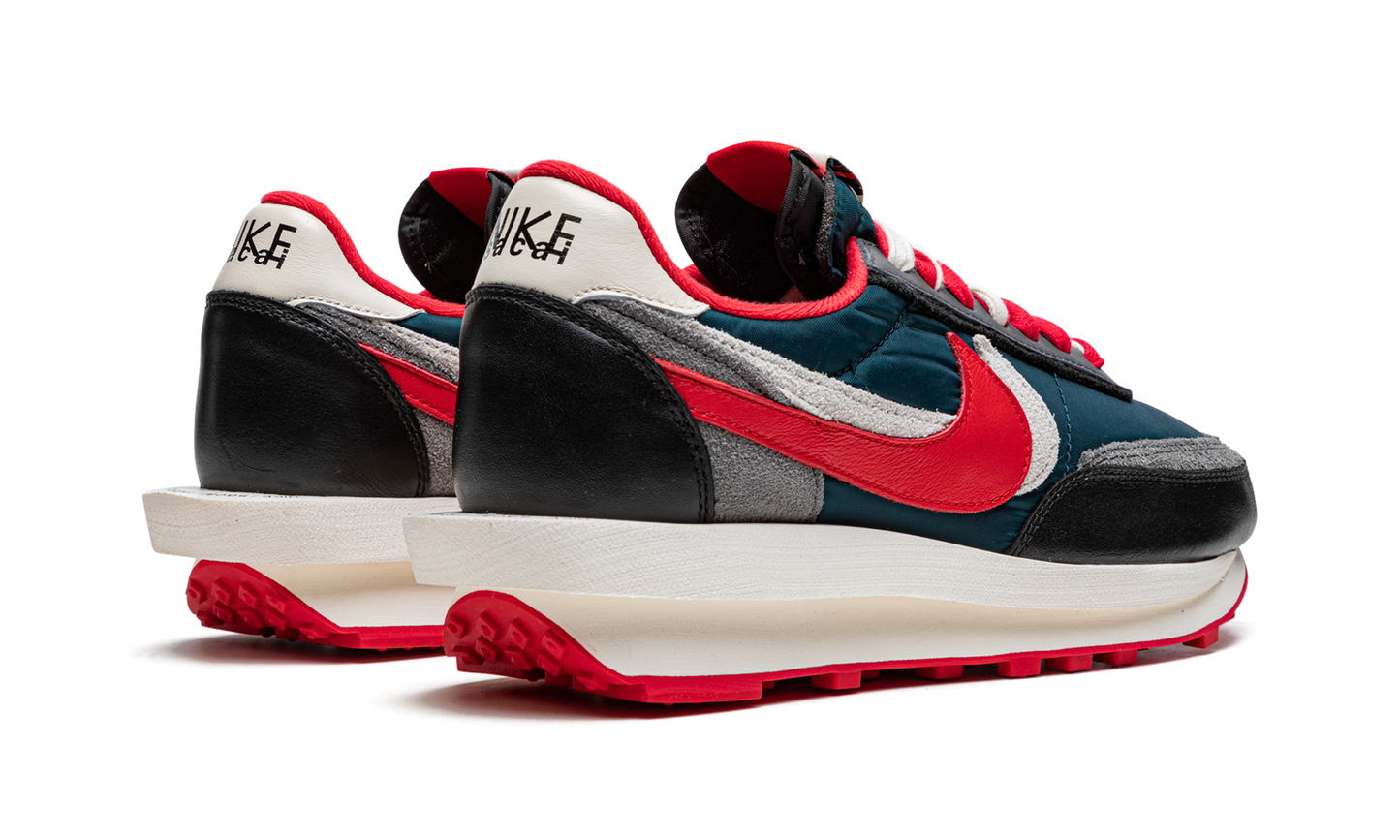 LDWaffle "Undercover x Sacai - Midnight Spruce University Red" DJ4877 300