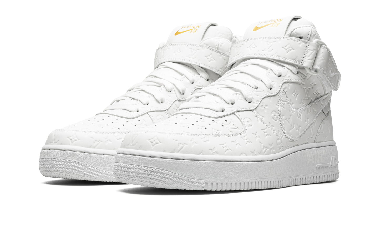 Louis Vuitton Air Force 1 Mid "Virgil Abloh - White/White" 1A9V90