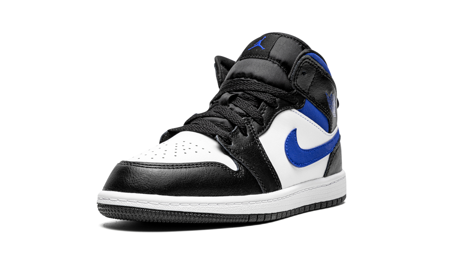 Jordan 1 Mid PS "Black / White/ Racer Blue" 640734 140