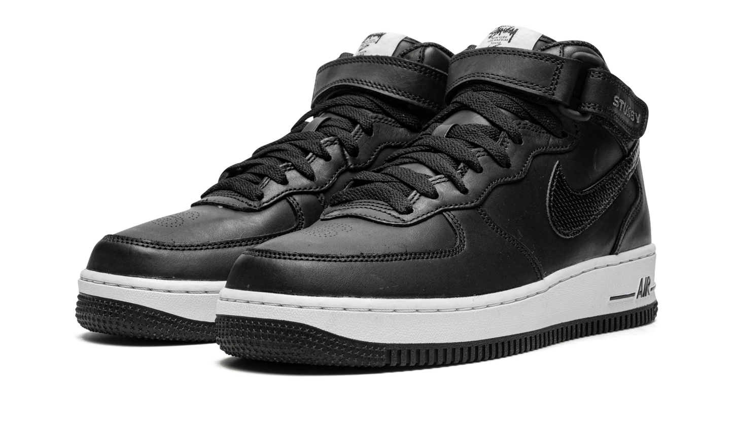 Air Force 1 Mid "Stussy - Black" DJ7840 001