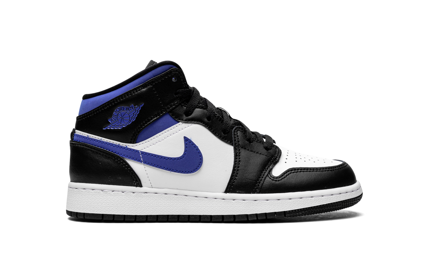Air Jordan 1 Mid GS "Racer Blue / Black / White" 554725 140