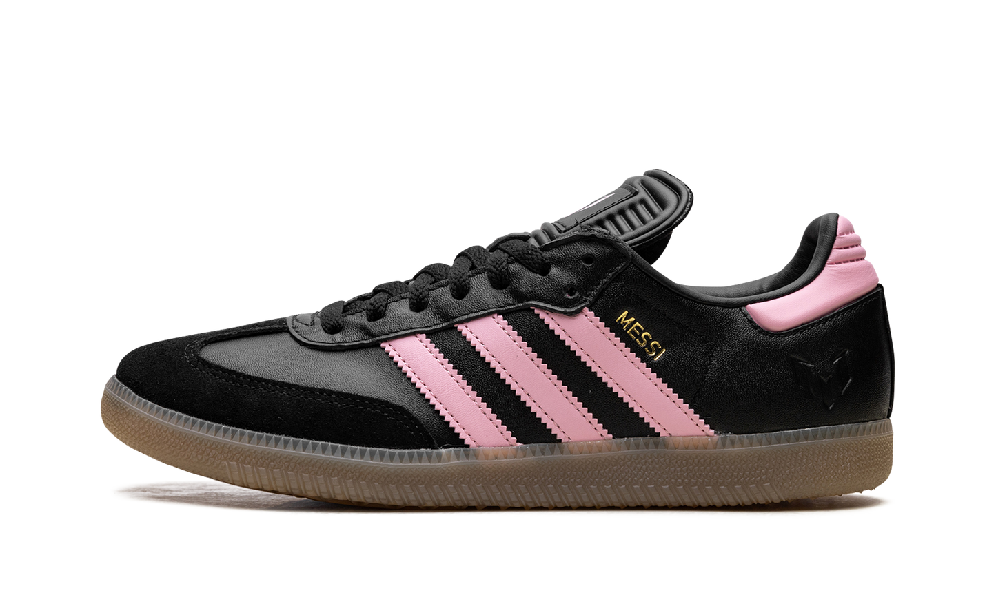 Samba Messi Indoor "Core Black / Gold Metallic / Gum" JP7845