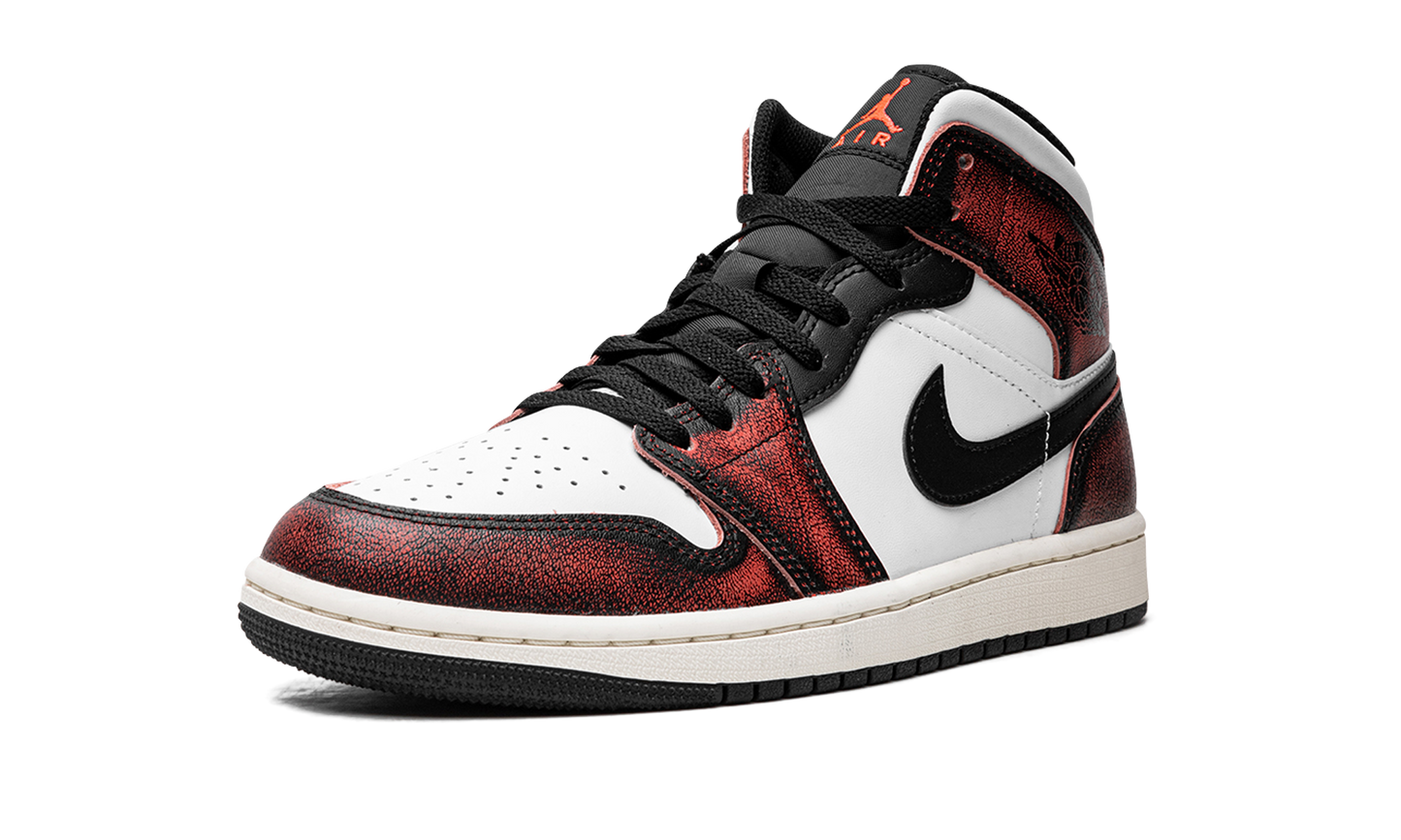 Air Jordan 1 Mid SE "Wear-Away - Infrared" DV9565 006