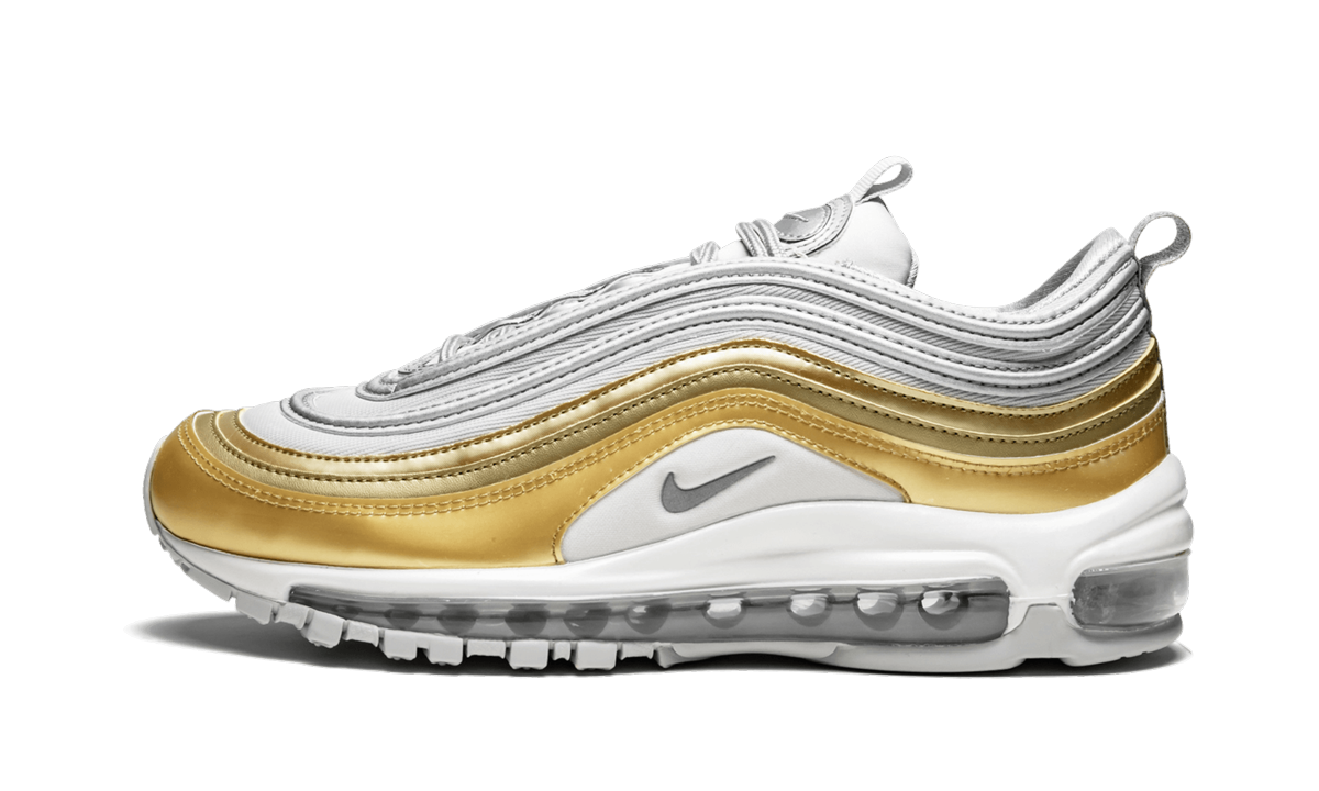 AIR MAX 97 SE WMNS "Metallic Gold/Metallic Silver" AQ4137 001