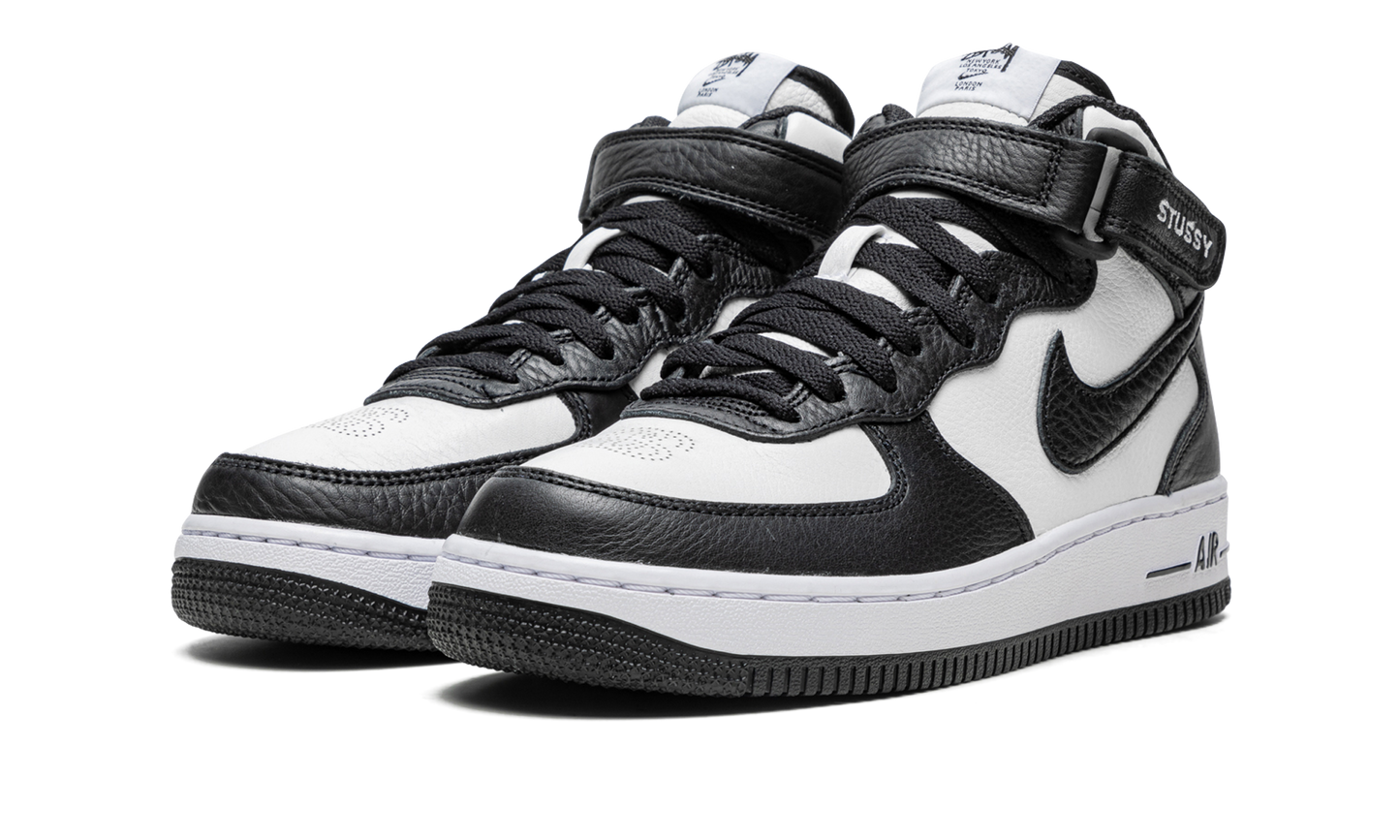 Air Force 1 Mid "Stussy - Light Bone Black" DJ7840 002