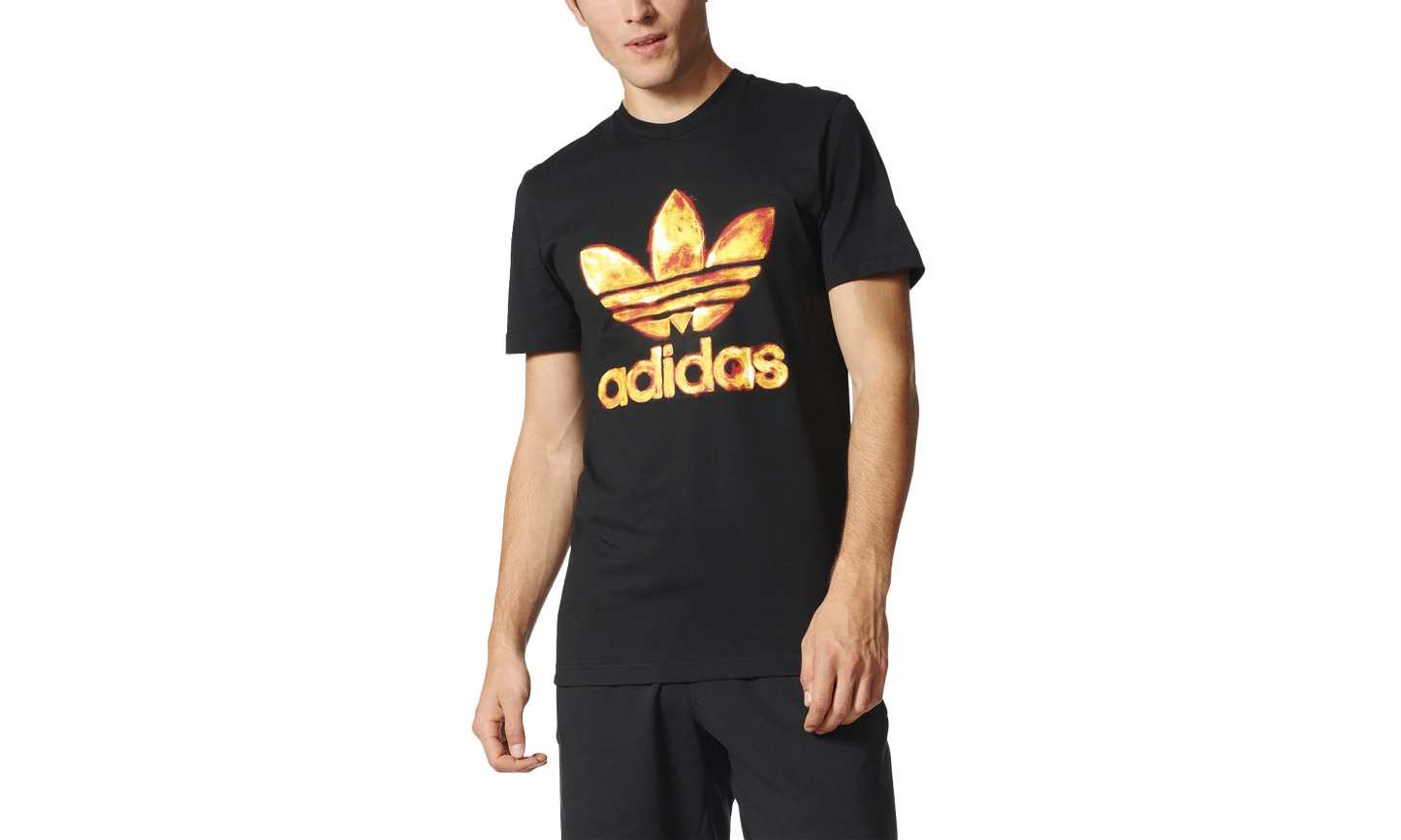 Trefoil Graphic Shortsleeve T-Shirt "Black" BQ3130