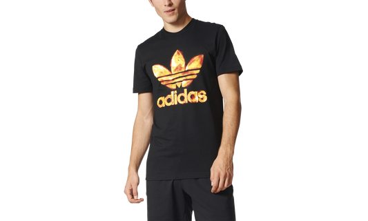 Trefoil Graphic Shortsleeve T-Shirt "Black" BQ3130