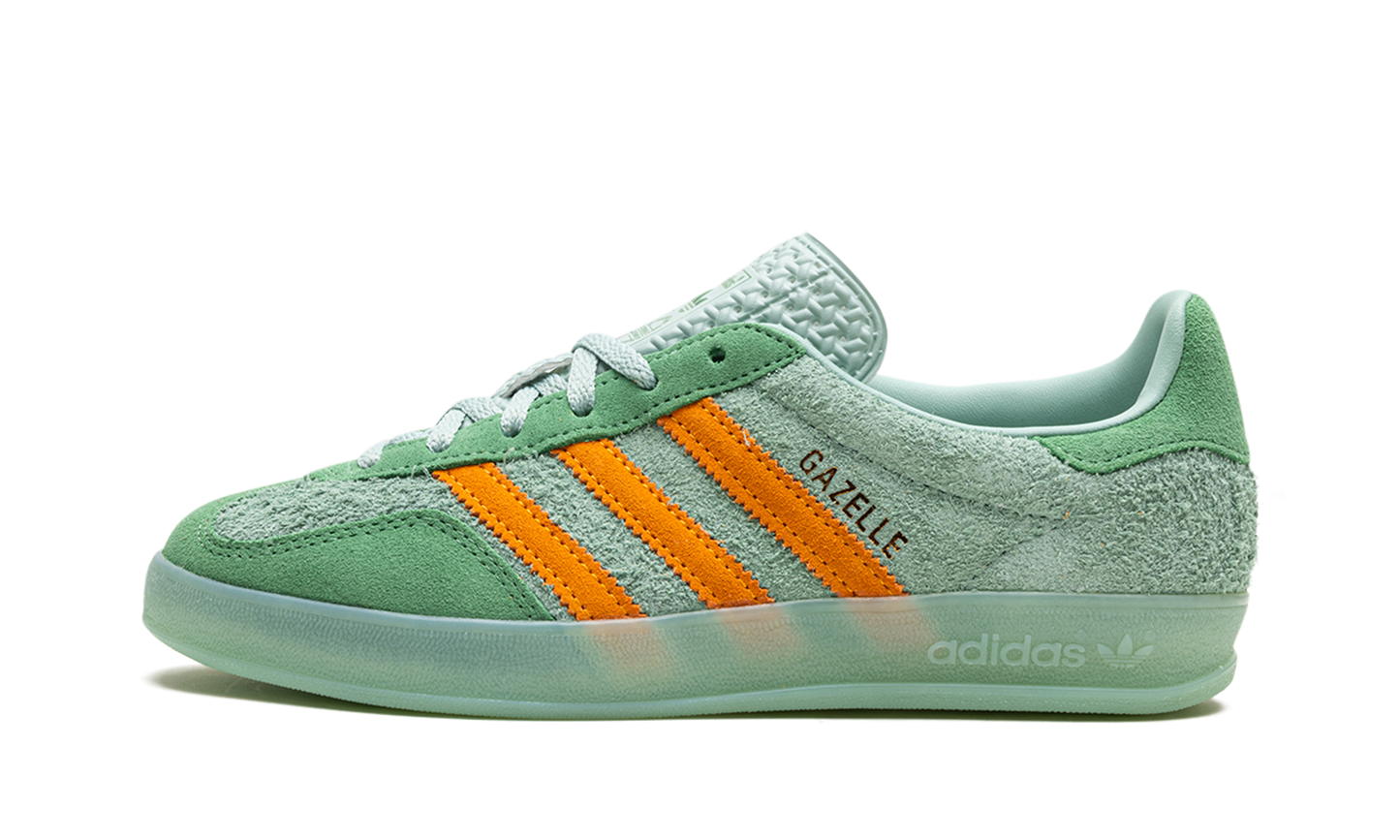Gazelle Indoor WMNS "Hazy Green Crew Yellow" IG6783