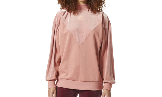 Velvet Vibes Crew Sweatshirt "Raw Pink" CW0268