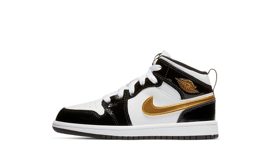 Jordan 1 MID SE PS "Black/Gold" BQ6932 007