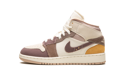Air Jordan 1 Mid SE Craft GS "Inside Out - Taupe Haze" DZ4466 102