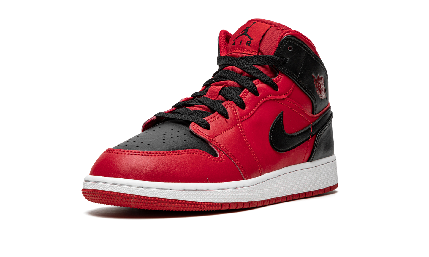 Air Jordan 1 Mid GS "Reverse Bred" 554725 660