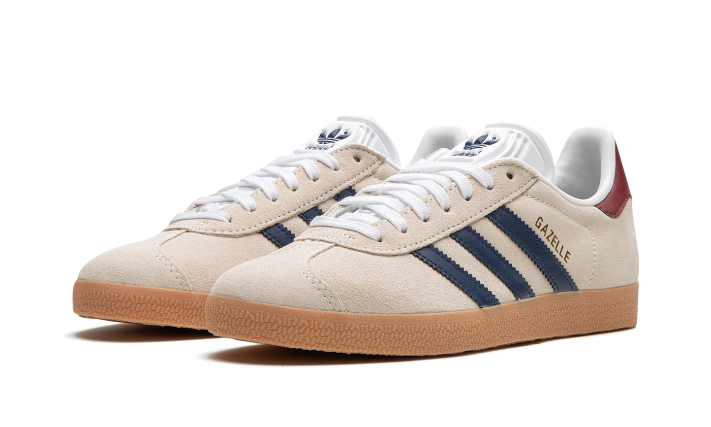 Gazelle "Off White / Dark Blue / Gum"
