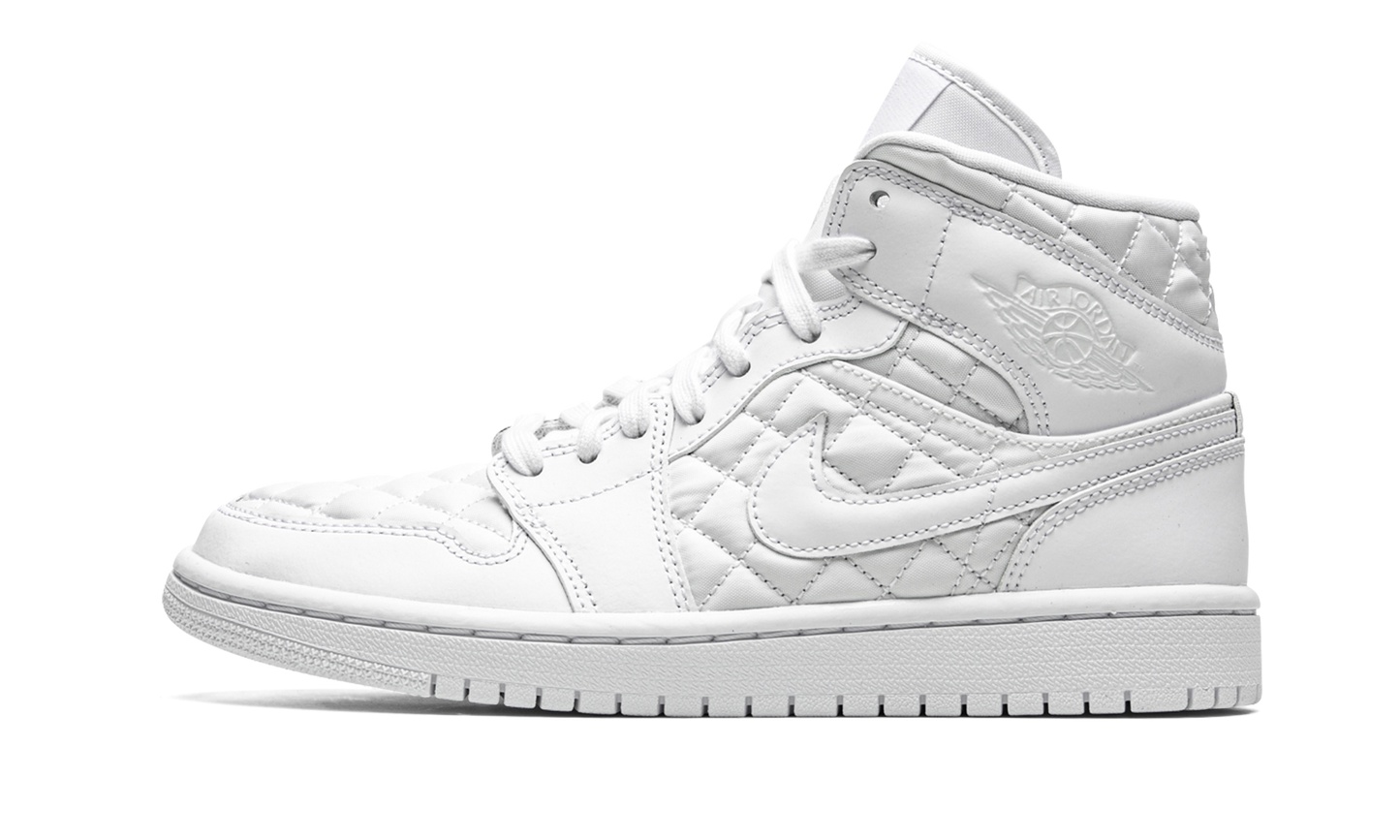 AIR JORDAN 1 MID WMNS "Quilted White" DB6078 100