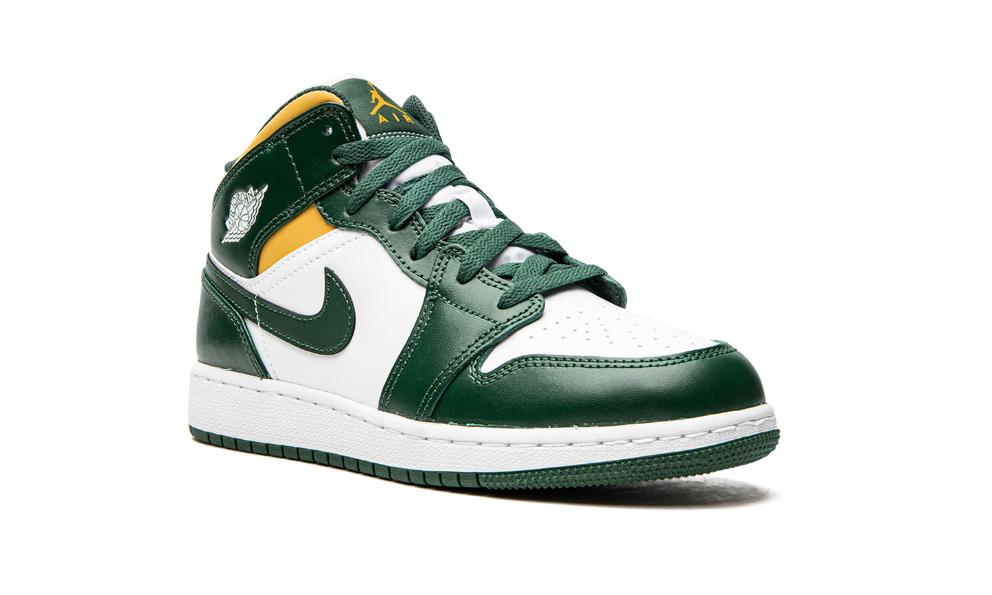 Air Jordan 1 Mid GS "Sonics" 554725 371