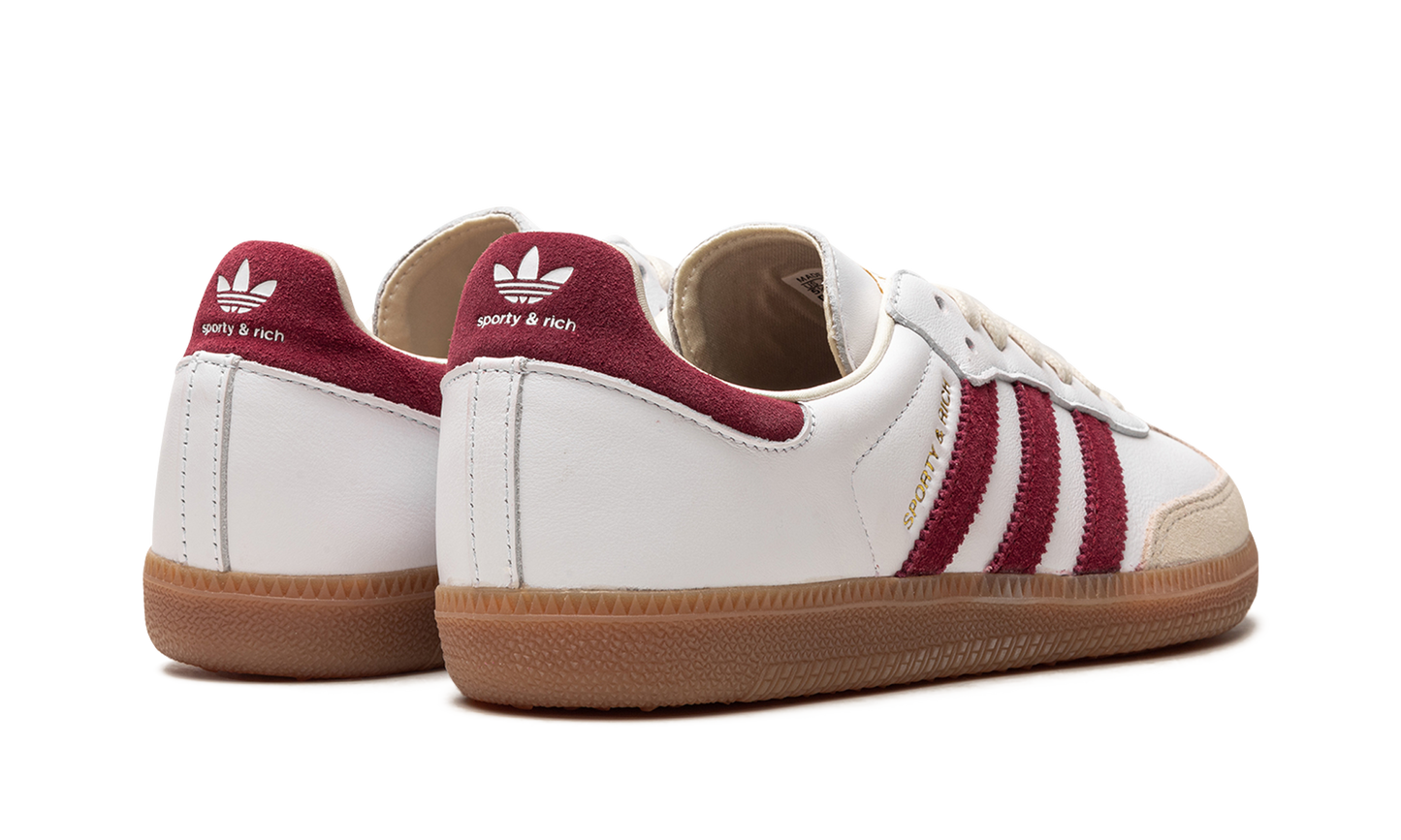 Samba OG "Sporty & Rich - White Core Burgundy" IF5660