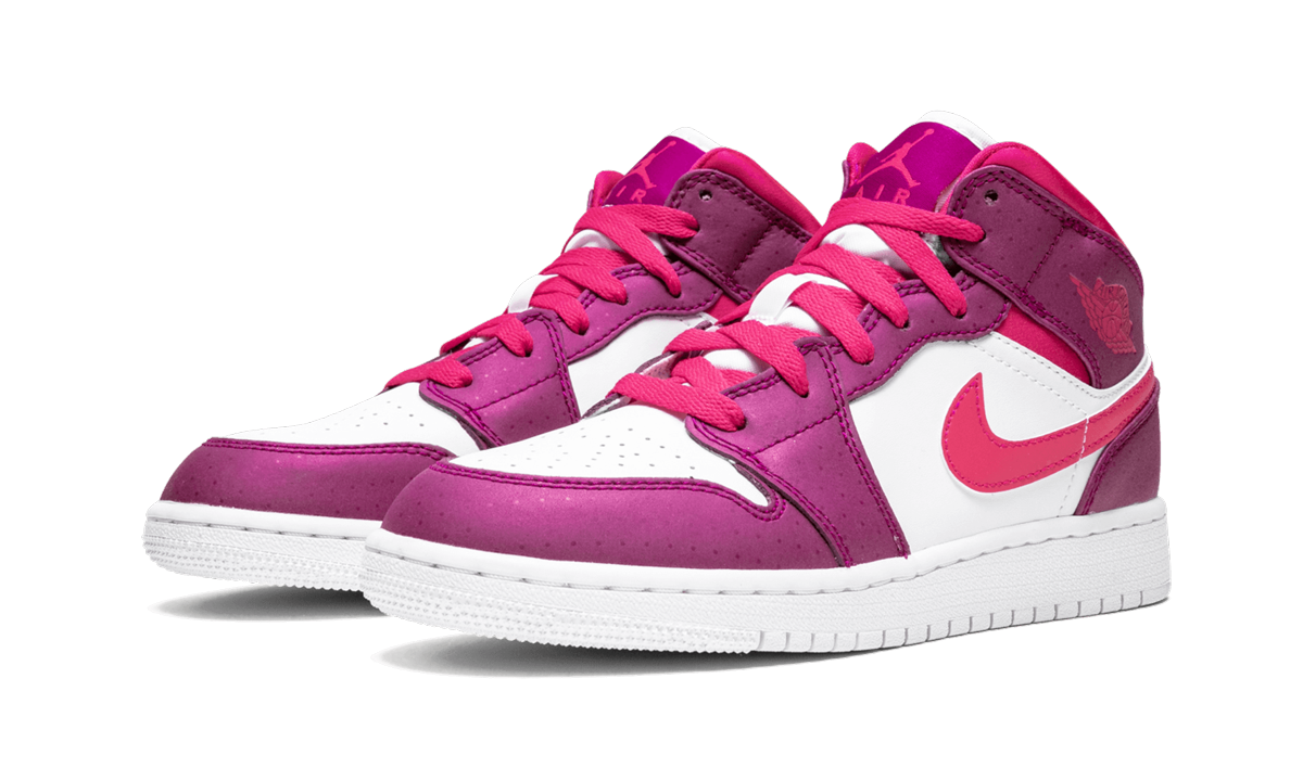 Air Jordan 1 Mid GS "True Berry" 555112 661