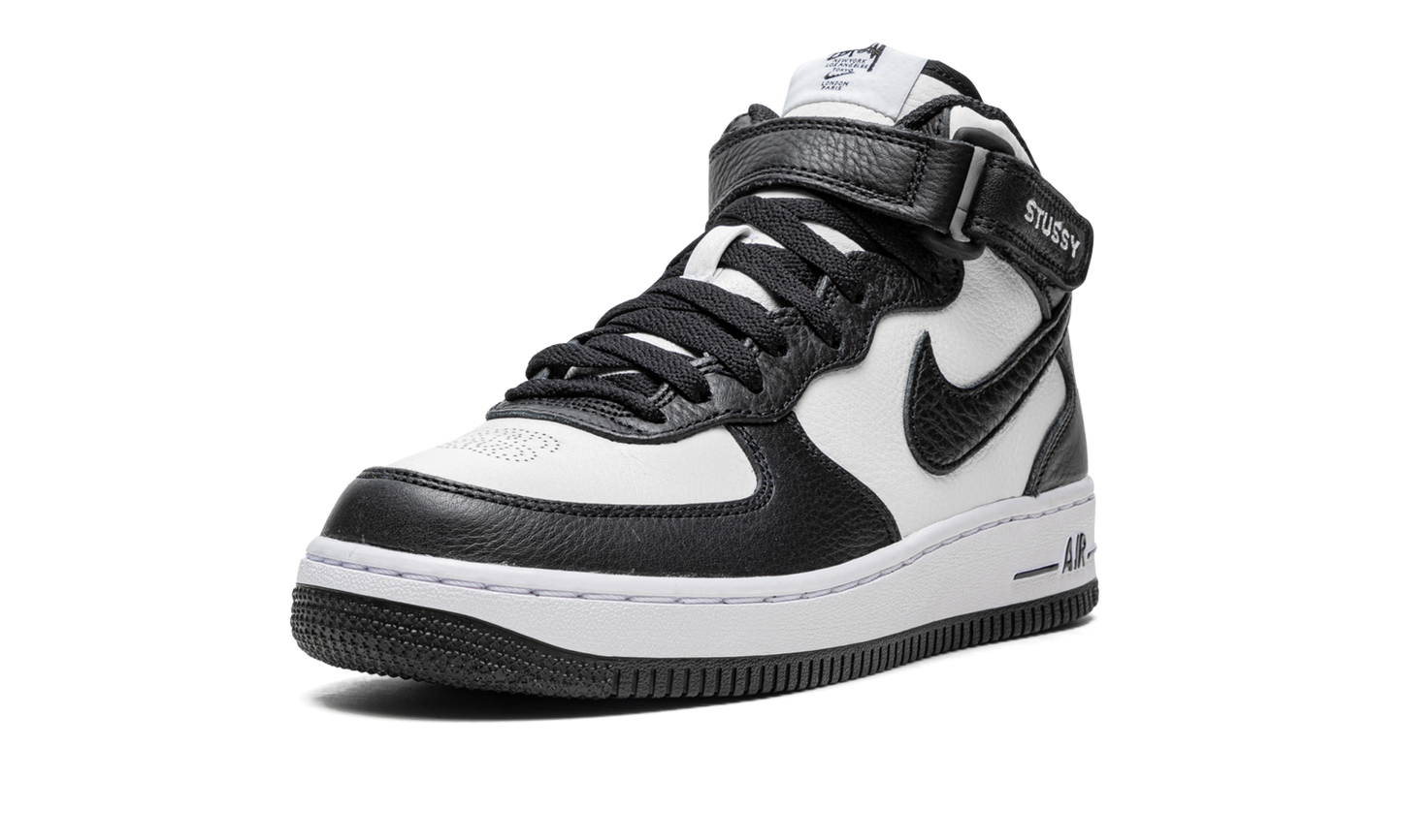 Air Force 1 Mid "Stussy - Light Bone Black" DJ7840 002