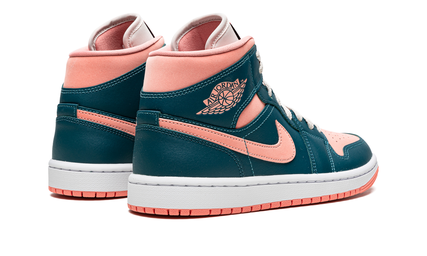 AIR JORDAN 1 MID WMNS "Dark Teal Green" BQ6472 308