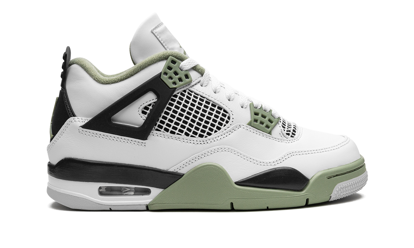 Air Jordan 4 Retro WMNS "Seafoam Oil Green" AQ9129 103