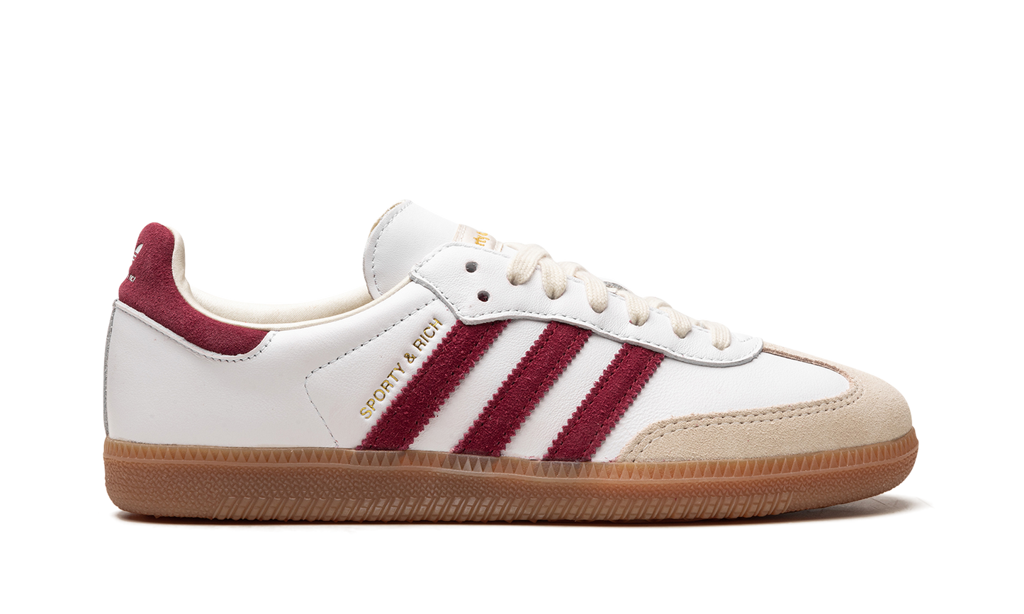 Samba OG "Sporty & Rich - White Core Burgundy" IF5660